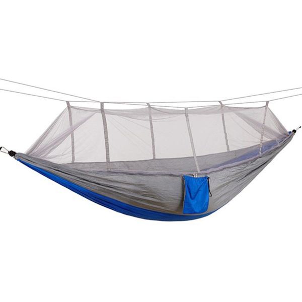 

fishing accessories camping hammock with mosquito net,double insect net,portable hammock,for backpack,camping,travel,courtyard,etc