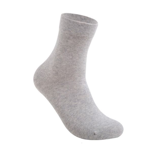 

rainy autumn winter socks men's combed cotton business color medium tube, Black