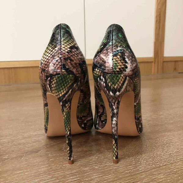 

dress shoes veohike sapato de salto feminino, calÃ§ado com efeito cobra ver em relevo, bico fino ultra para 2let, Black
