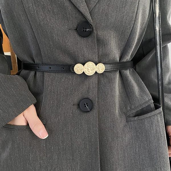 

belts belt for women thin waistband girl lady decorative dress simple fashion skirt sweater coat shirt small women's, Black;brown