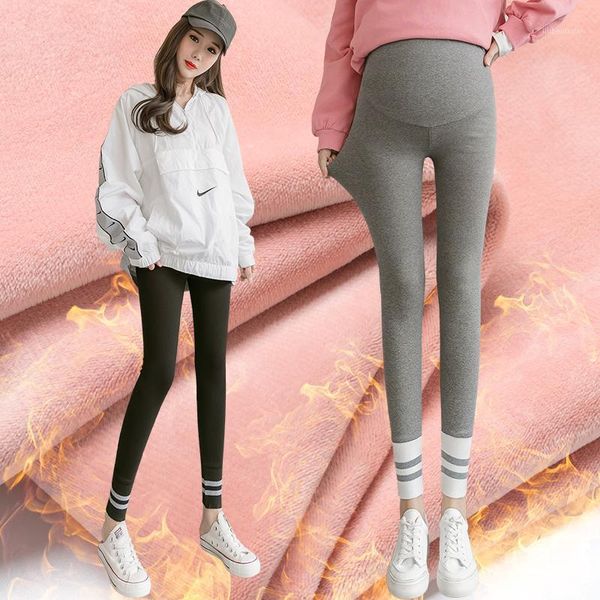 

pregnant women's pants slacks ribbed trousers bottom maternity leggings spring1, White