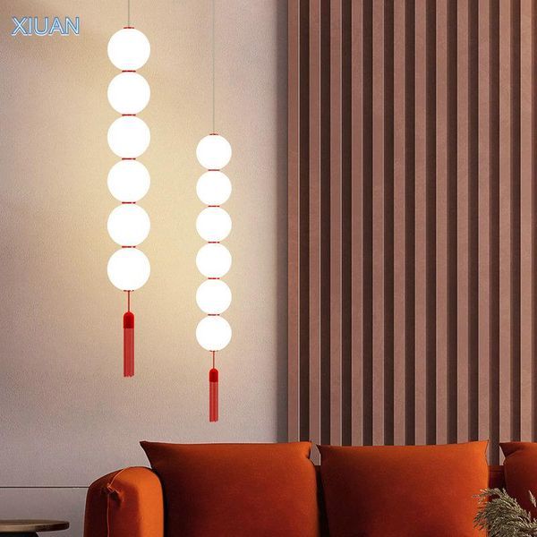 

pendant lamps tradition chinese red lantern lamp with tassel design china wedding decoration bedroom bedside suspended hanging light