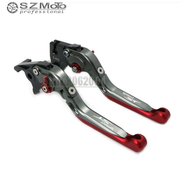 

for srint st sprintst 1997-2003 2002 2001 aluminum motorcycle folding extendable adjustable brakes clutch levers cnc