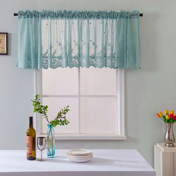 

curtain & drapes 130x41 cm bedroom modern window tulle woven textured valance living room kitchen bathroom decor