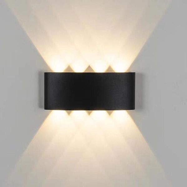 

wall lamp 6w 8w 85-265v led outdoor waterproof indoor simple design aluminium alloy