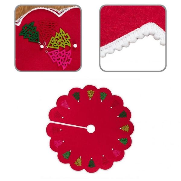 

christmas decorations modern rustic skirt tree rug wear resistant cute pattern