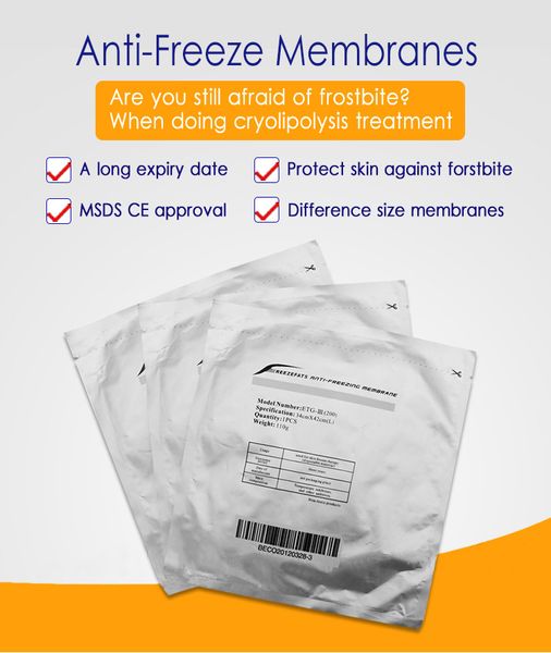 

antiing membranes for slimming machine cryotherapy treatment anti e membrane cryolipolysis mambranes cryo pads