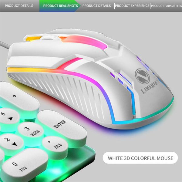

mice the wired backlit usb mouse competitive gaming notebook office luminous 40#