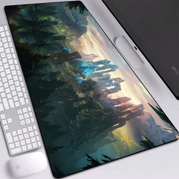

mouse pads & wrist rests leagues gaming view pad mice large mouse-pad non-slip accurate-control deskfor table mat durable 900x400mm