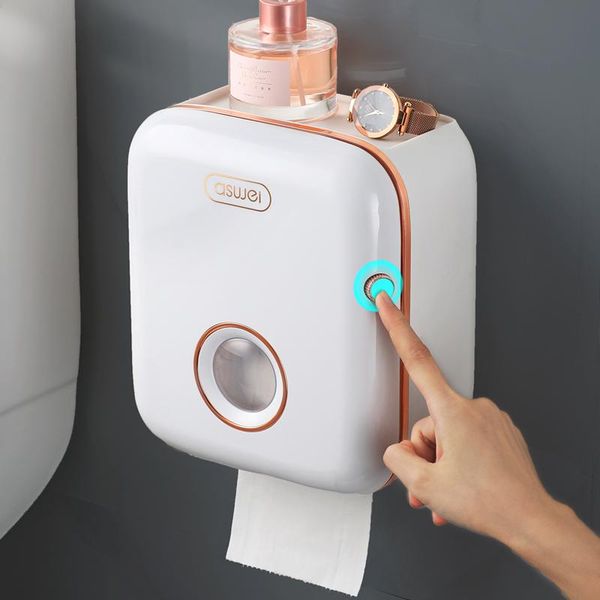 

toilet paper holders holder stand wall mounted waterproof towel dispenser tissue box roll for