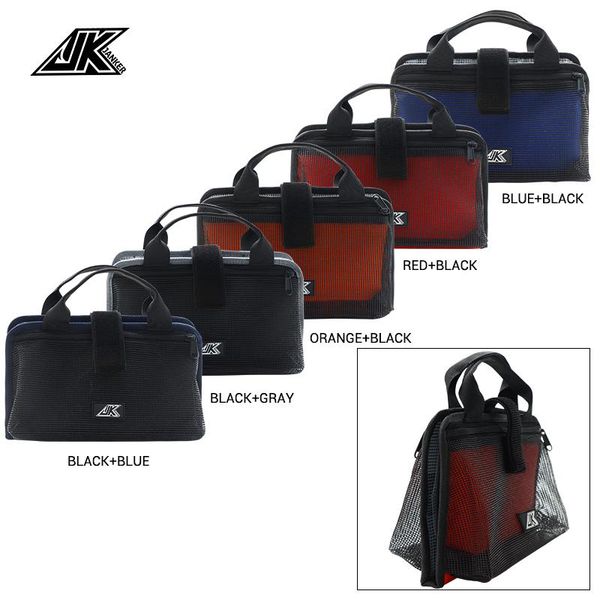 

portable waterproof storage bag fixture iron plate lead leather fishing protective cover equipmen hooks