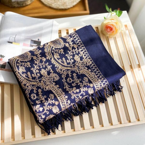 

scarves luxury winter sale scarf sjaal,embroidery paisley long floral stole,bufanda cashmere shawl from india,cape poncho feminino, Blue;gray