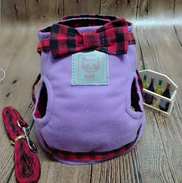 

cat carriers,crates & houses breathable adjustable chest strap puppy vest dog traction rope leash reflective harness small animals