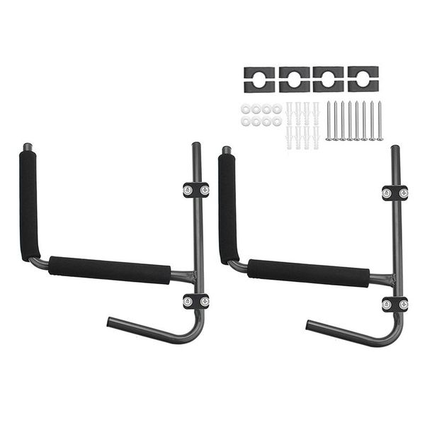 

2pcs kayak rack wall bracket holder hanger supporter carrier storage canoe paddle surfboard accessory-abld rafts/inflatable boats