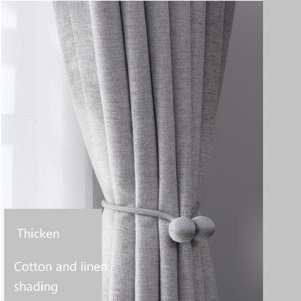 

curtain nordic minimalist style shading bedroom warm living room kitchen cafe modern light luxury fresh curtains 1 piece & drapes