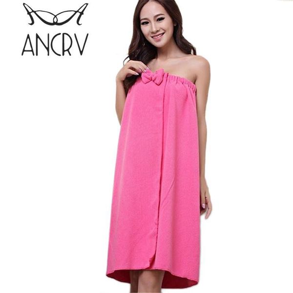 

towel women absorbent microfiber fleece shower spa body wrap gown bath bow towels super vei7926 b1m2
