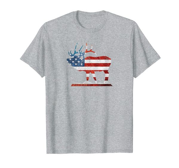 

Vintage Bull Elk Shirt American Elk Hunting Gift T-Shirt, Mainly pictures