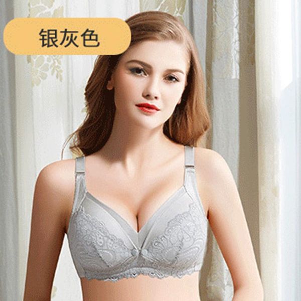 

maternity intimates non-steel front buckle pregnant women postpartum nursing bra gather anti-sagging breast care shape breastfeeding, White