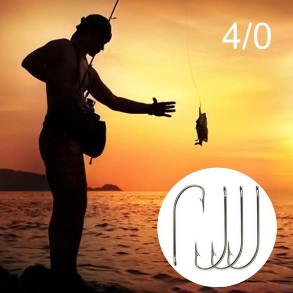 

fishing hooks 50pcs stainless steel long shank saltwater hook sharp barbed offset narrow bait tackle tool accessories