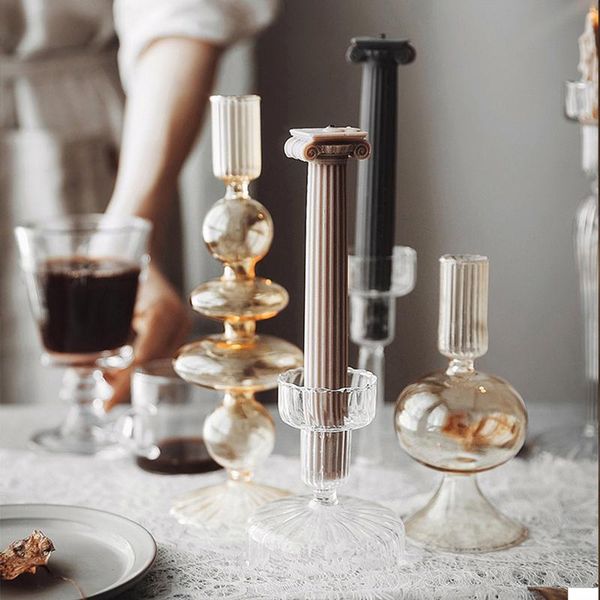 

candle holders for home decor glass wedding centerpieces candelabros stick holder