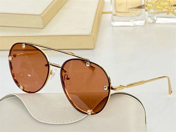 

2045 fashion sunglasses summer style gradient lens uv 400 protection for women vintage outer metal round frame come with case classic eyegla, White;black