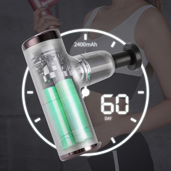 

massage gun 2200 mah 11 hours battery life mini electric muscle gun, carry it with you to help relieve aches and fitness