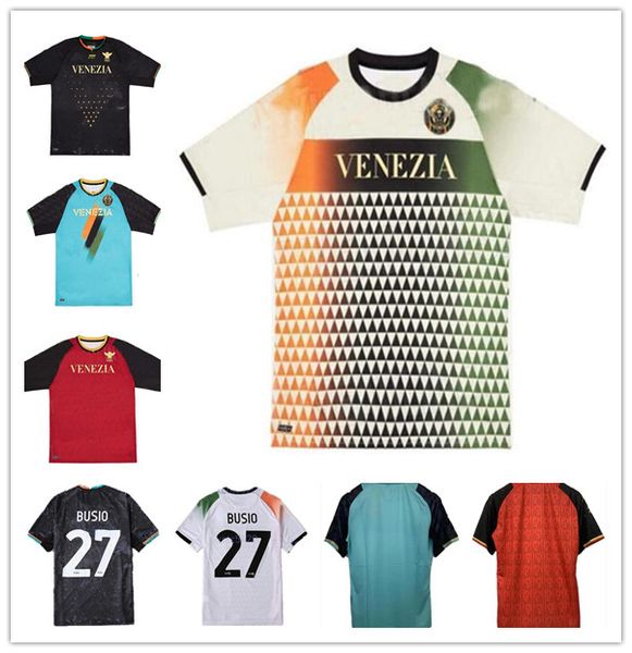 

21 22 venezia fc soccer jerseys home away aramu forte fiordilino peretz heymans tessmann crnigoi 2021 2022 mariano johnsen mazzocchi shirts, Black;yellow
