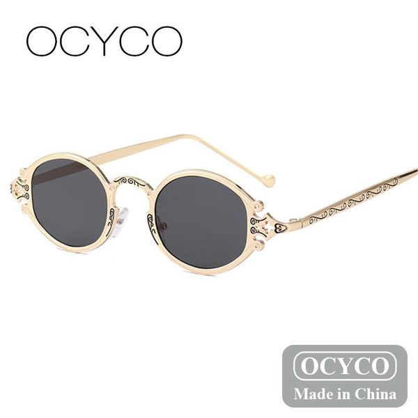 

sunglasses 2021 ins luxury carved oval women vintage sun glasses men punk sunglass oculos feminino lentes gafas de sol uv400, White;black