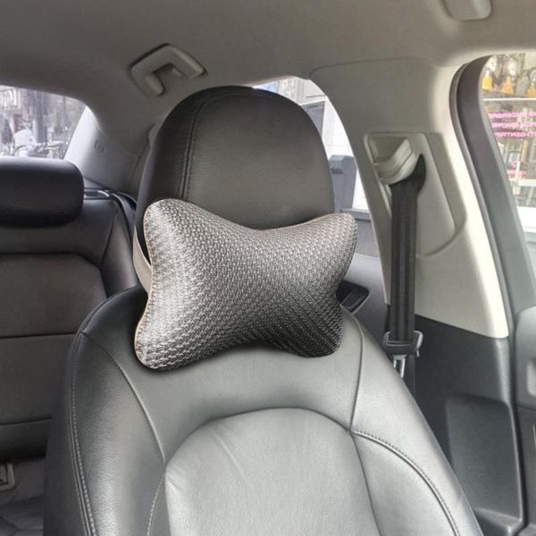 

seat cushions leepee 1 piece ice mesh cloth soft car headrest neck pillow interior accessories breathable head support