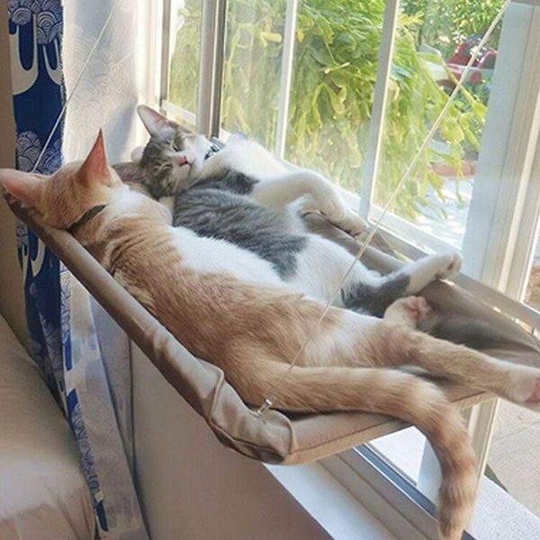 

cat beds & furniture pet sucker hammock hanging window oxford cloth load-bearing capacity multifunctional bed basket
