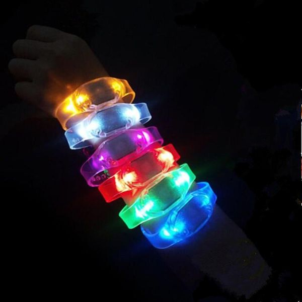 

party decoration led light up wristband flashing glowing bracelet night running cycling safety bangle glow concert bar birthday toy gift