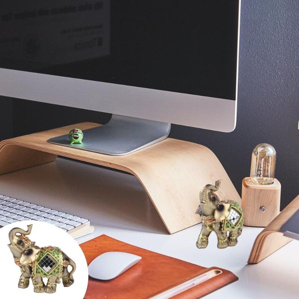 

decorative objects & figurines creative resin elephant figurine home decor animal crafts deskadornment