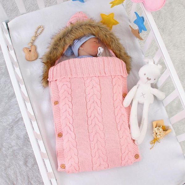 

born baby thicken sleeping bag swaddling 35*75cm blankets