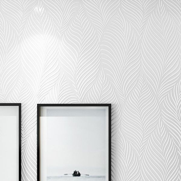 

wallpapers tropical leaves white geometric stripestexture home decoration wallpaper modern wall paper rolls for bedroom living room walls