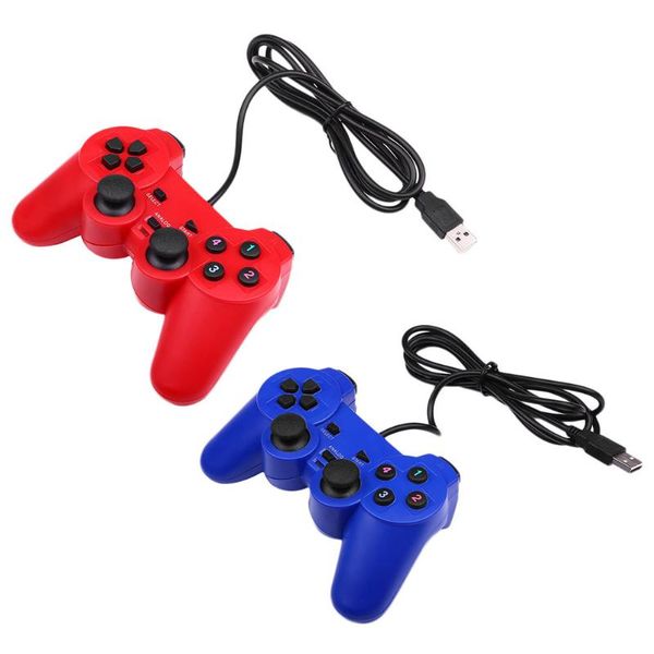 

game controllers & joysticks red blue controller usb pc wired for windows