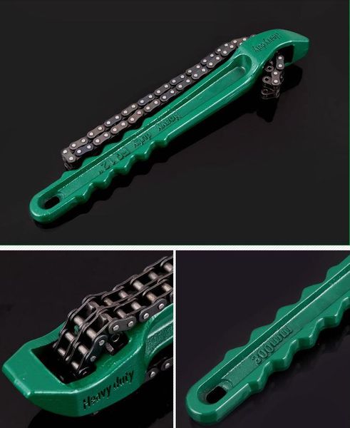 

hand tools 40-190mm universal oil filter chain key cup removal car engine torque wrench remover