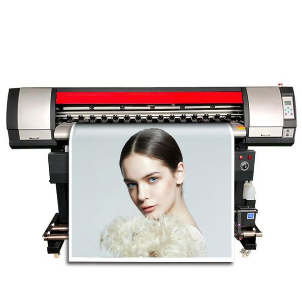 

printers large format poster printing machine 1.8m color sticker inkjet dx7 banner printer for sale