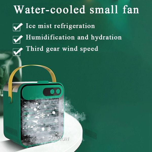 

electric fans mini air cooler personal space office cooling fan 3 in 1 conditioner water