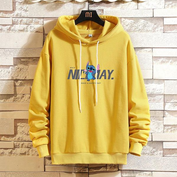 

men's hoodies & sweatshirts 2021 fashion sweatshirt loose hoodie harajuku printed round neck hooded casual shirt, Black