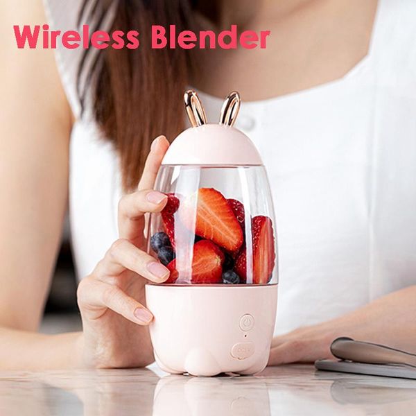 

portable blender cup electric usb wireless mixer machine smoothie processor hand held personal fruit orange squeezer juicer