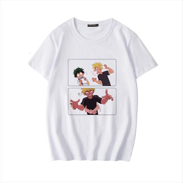 

anime boku no hero women t shirts academy cute my school fun costume harajuku graphic tee, White