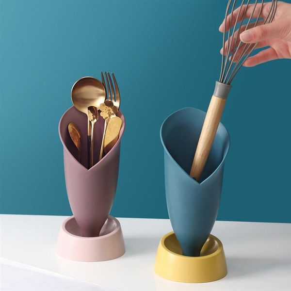 

1pc fork storage case kitchen chopsticks drain box drainage bottles & jars