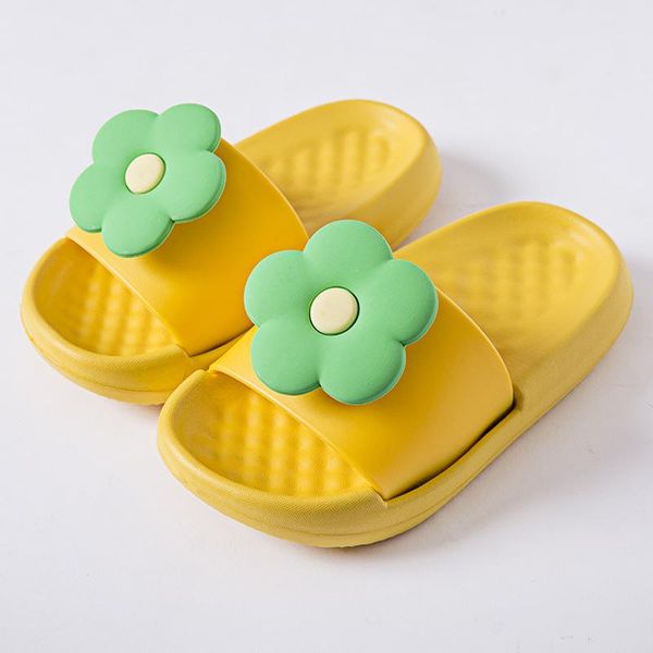 

slipper children' slippers 2021 spring summer wear shoes boys girls flower cactus home indoor outdoor baby kindergarten kids, Black;grey