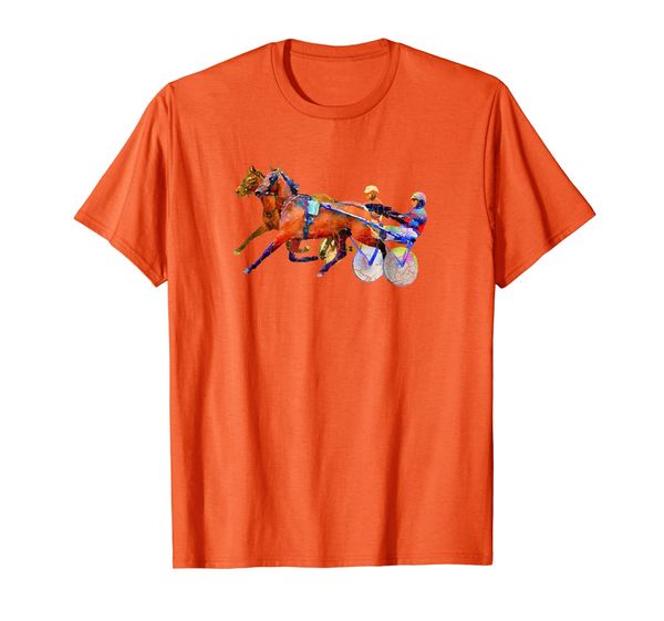 

sports horse race and harness racing t-shirt, White;black