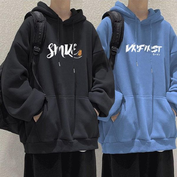 

men's hoodies & sweatshirts ramivox fashion brand 2021 spring autumn casual solid color sweatshirt male, Black