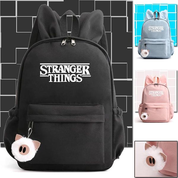 

backpack ears women college waterproof casual travel lapschool bags for teenage girls book mochilas