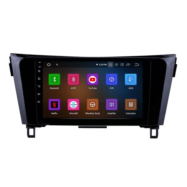 9 polegadas Android 11 DSP Car Car DVD Radio GPS Jogador de navegação para 2012-2017 Nissan X-Trail Qashqai A / V 8-Core Support Control