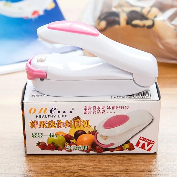

kitchen accessories tools mini portable clip heat sealing machine bag clips