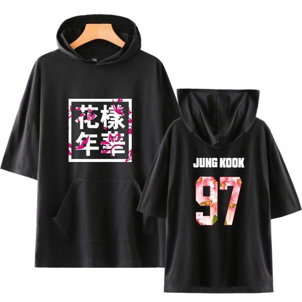 

women's t-shirt kpop streetwear hooded women men couples harajuku hip hop crop hoodie fashion boys/girls, White