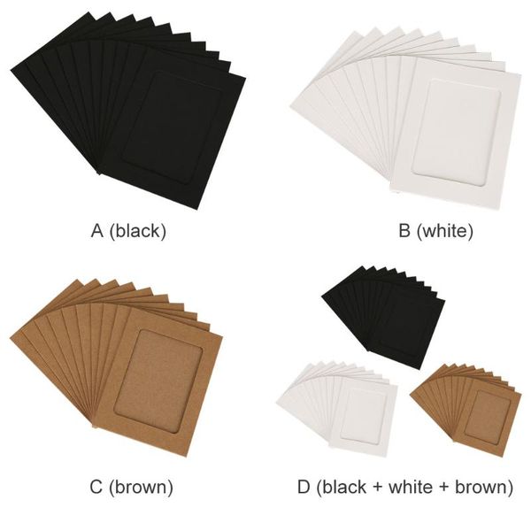 

frames 30pcs 6inch home decor simple memory wall hanging living room diy craft display wedding party paper po frame art easy install